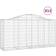 vidaXL Cesti Gabbioni Ad Arco 13 pz 200x50x100/120 cm Ferro Zincato