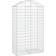 vidaXL Cesto Gabbione Ad Arco 100x50x160/180 cm Ferro Zincato
