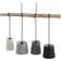 Lindby Hinai Black/Grey/White Pendellampa 116cm