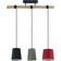 Lindby Amilia 3 Taklampa Black Red Green Pendellampa