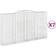 vidaXL Cesti Gabbioni Ad Arco 7 Pz 400x50x220/240 cm Ferro Zincato - Argento
