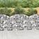 vidaXL buet gabionkurv 150x30x100/120 galvaniseret jern
