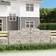 vidaXL buede gabionkurve 3 stk. 300x30x120/140 galvaniseret jern
