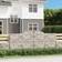vidaXL 300 cm/ 4 Arched Gabion Basket Cage