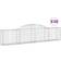 vidaXL Cesti Gabbioni Ad Arco 30 pz 300x30x60/80 cm Ferro Zincato
