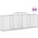 vidaXL Cesti Gabbioni Ad Arco 4 pz 300x50x100/120 cm Ferro Zincato Arredo Giardino
