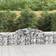 vidaXL Paniers À Gabions Arqués 4 pcs 300x50x60/80 cm