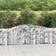 vidaXL Cesti Gabbioni Ad Arco 9 pz 400x30x100/120 cm Ferro Zincato