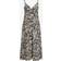 Vila Limia Maya Strap Dress Birch AOP:Maya black