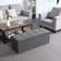 Songmics Sitzhocker Mit Stauraum 110 cm Dunkelgrau Sofabank