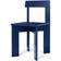 Ferm Living Ark Blu Blau/Lackierte Buche 40x78x45.7 cm Sedia da Cucina