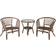 Venture Design Wera Bistro Set, 1 Table incl. 2 Chairs