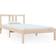 vidaXL brown, 90 Solid Wood Bed Frame