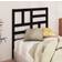 vidaXL black, 106 Solid Wood Pine Bed Bed Headboard