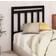 vidaXL black, 106 Solid Wood Pine Bed Bed Headboard