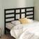 vidaXL black, 156 Solid Wood Pine Bed Black Headboard