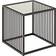 AC Nordic Strington Side Black with Glass Top Small Table