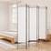 vidaXL White, 240 6-Panel Screen Room Divider