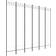 vidaXL White, 240 6-Panel Screen Room Divider