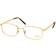 Ray-Ban Rb3717 Gold Fassung Klar Glas Polarisiert 57-18 Gold 57-18