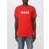 HUGO BOSS T-Shirt i Økologisk Bomuld - Rød