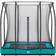 Salta Green Rectangular Comfort Edition Inground Trampoline 7ft x 5ft + Safety Net