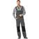 Planam Canvas 320" Dungarees - Grå/Svart