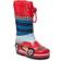 Playshoes Gummistiefel Rennwagen rot/blau