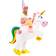 Joyin Inflatable Unicorn Ride-On Costume for Adults Orange/Pink/White