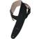 Chromacast Suede Guitar Strap, Black #CC-SSTRAP-BLK