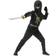 Charades Kids Ninja Master Black Costume