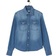 Jack & Jones Junior Regular Fit Denim Shirt - Blue/Medium Blue Denim