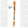 DMC 722 light orange spice stranded cotton cross stitch thread skein mouline