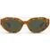 Michael Kors Women's Empire Oval Sunglasses, MK219253-x Tortoise