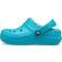 Crocs Kid's Classic Lined Clog - Digital Aqua