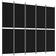 vidaXL 5-Panel Black Room Divider 249.9x220cm