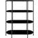 House Nordic White Black Bokhylla 111cm