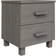 vidaXL light grey, 1/2x Pine Bedside Table 35x40cm