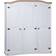 vidaXL Corona Range White Garderobeskab 52x170cm