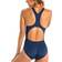 Dolfin Womens Basic Solid Red Performance Back One Piece - Navy