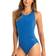 Dolfin Womens Basic Solid Red Performance Back One Piece - Royal