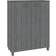 vidaXL Skoskap Hamar Mørkegrå 85 x 40 x 108 cm Heltre Furu Skohylle