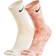 Nike Everyday Plus Cushioned Tie-Dye Crew Socks 2-pack - Multi-Colour