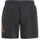 Adidas Boy's Logo CLX Swim Shorts - Black/App Solar Red