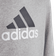 Adidas Junior Essential Big Logo 2 Colored Hoodie - Medium Grey Heather/White