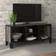 vidaXL MDF Grey TV Bench 105x47cm