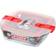 Pyrex Cook & Heat Microwave Square Madkasse 1L
