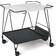 GUBI Matégot Trolley Table 22.6x27.8"