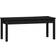 vidaXL noir 109x44x45 cm bois massif de pin Banc de Jardin