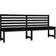 vidaXL black pine, 201.5 Garden Bench